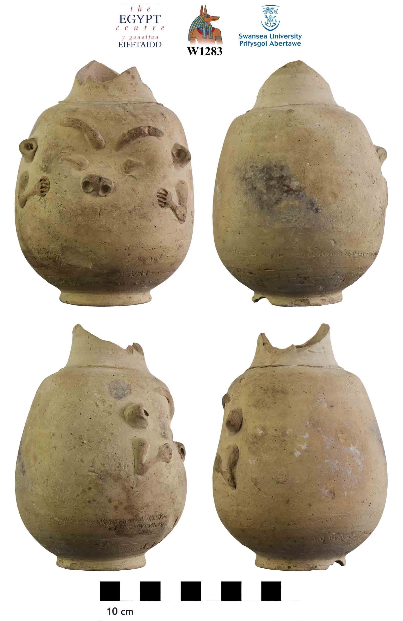 Image for: Small ellipsoid jar